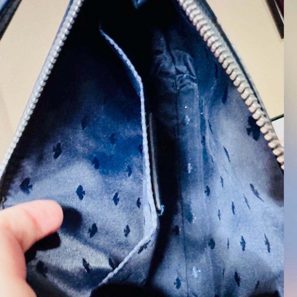 KATE SPADE JOELEY GLITTER CROSSBODY BAG navy / dusk WKRU6288 - EUC - Picture 9 of 11